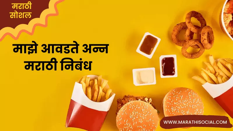 essay on fast food in marathi