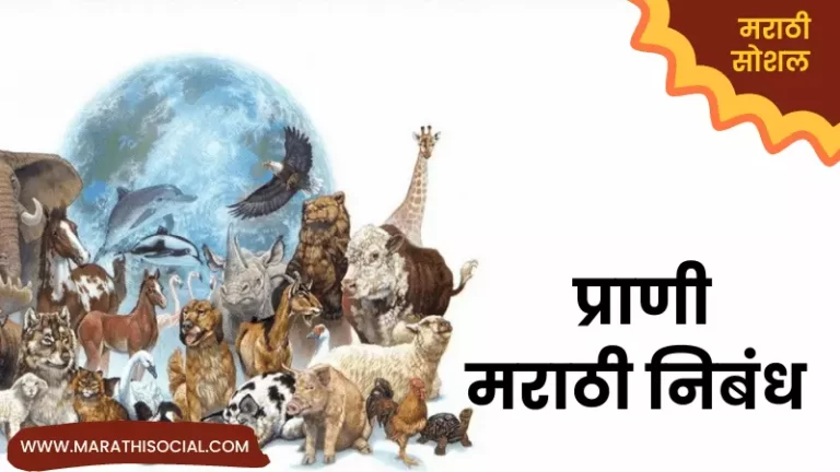 Essay On Animal in Marathi